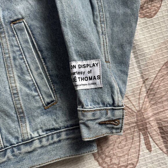 Gallery Dept. Light Blue Lapel Work Denim Jacket - Picture 7 of 11